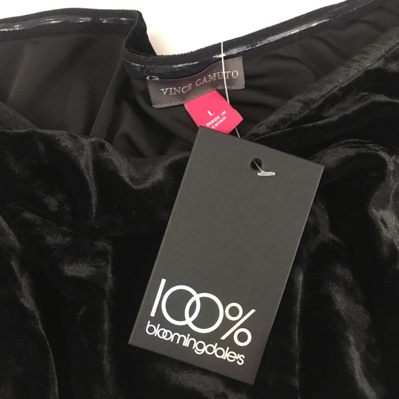 3/$21 Asymmetrical Black Velvet Bloomingdales - Picture 4 of 8